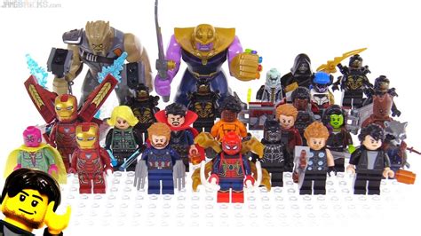 LEGO Avengers Infinity War figures collection so far! - YouTube