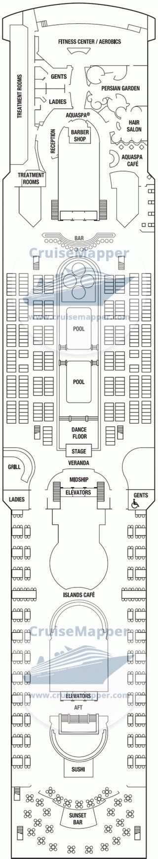 Marella Explorer 2 deck 23 plan | CruiseMapper