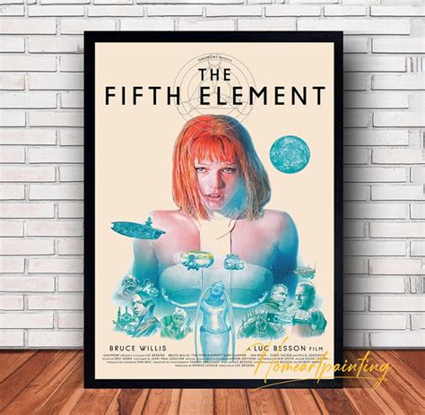 The Fifth Element Movie Poster Canvas Wall Art Family Decor, Home Decor ...