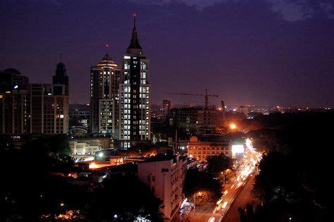 Bangalore Skyline at night | Bangalore city, Bangalore india, Night city