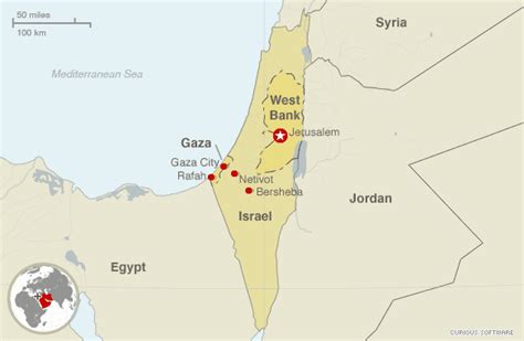 Map: Israel, Gaza and the West Bank - CNN.com