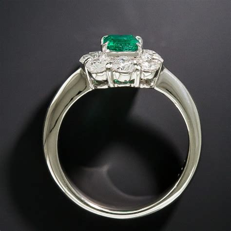 Jade Engagement Ring Emerald Gem Ring Big Diamond Zircon Ring Fashion ...