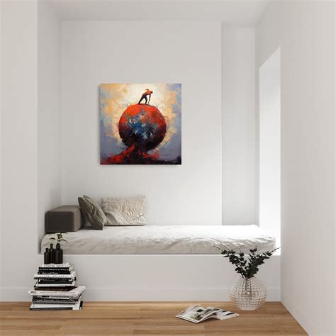 Sisyphus Original Abstract Oil Painting on Canvas Print Ready - Etsy