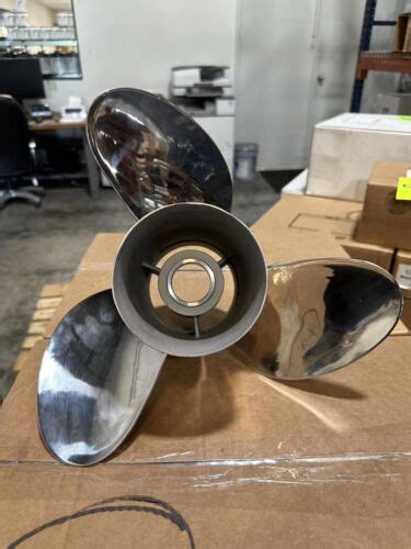 14 X 21 Stainless Steel Outboard Boat Propeller Fit Mercury 150-300HP ...