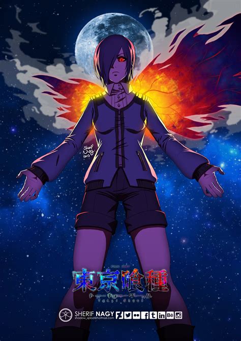 Tokyo Ghoul - Touka - fan art | Behance