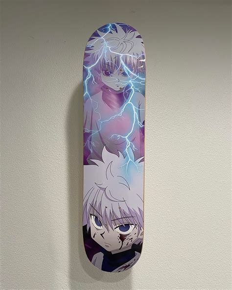 Killua skateboard deck : r/HunterXHunter