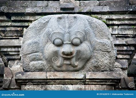 Stone Craft in Candi Singosari Temple Near by Malang on Java, Stock ...