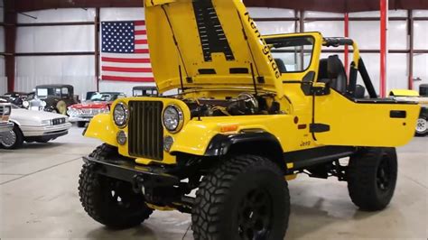 1982 Jeep CJ7 yellow - YouTube