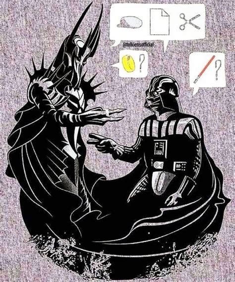 Sauron & Darth Vader #middleearth#lordoftherings#thelordoftherings # ...