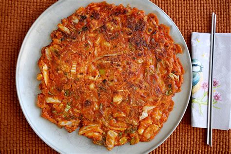 Kimchi pancake (Kimchijeon) recipe - Maangchi.com