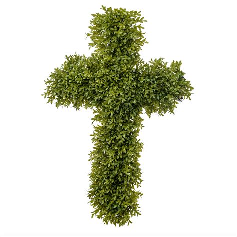 Cross Boxwood Wreath | Easter Wreath Gift – Fig & Dove