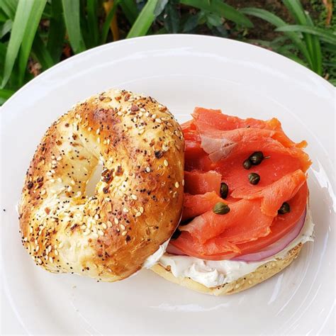 salmon lox bagel near me - Mariah Barclay