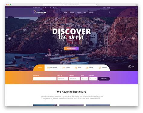 Free Css Website Templates Download For Travel Agency - Nisma.Info