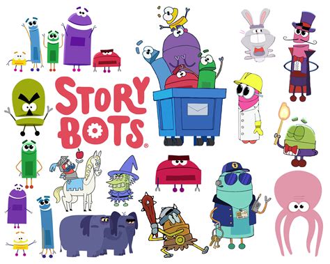 Storybots Layered Files, Storybots SVG Bundle, Storybots Svg, Storybots ...