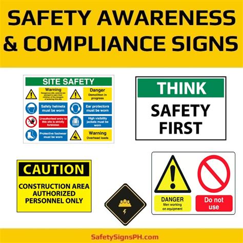 Safety Awareness & Compliance Signs - SafetySignsPH.com Philippines