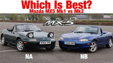 Mazda MX5 Mk1 vs Mk2 - Which Sports Car Is Best? (NA 1.8/NB 10th ...