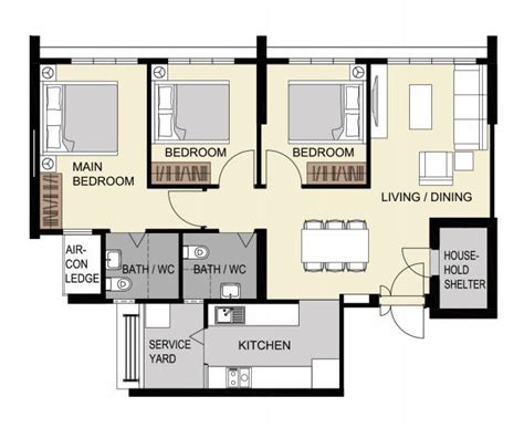 Hdb Bto Floor Plan - Hdb Floor Plans Carpet Review Induced Info ...