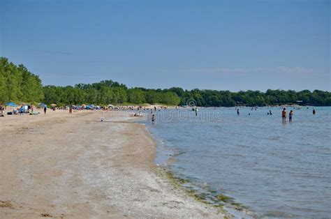 People Enjoy the Beach at Sandbanks Provincial Park Editorial Stock ...