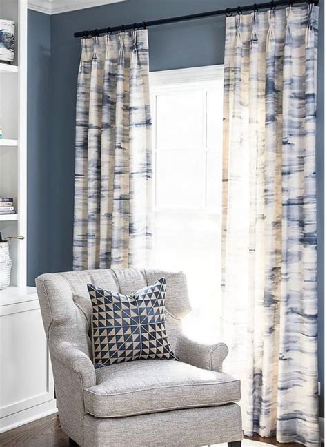 Blue white curtains gray white drapes curtain panels | Etsy in 2020 ...