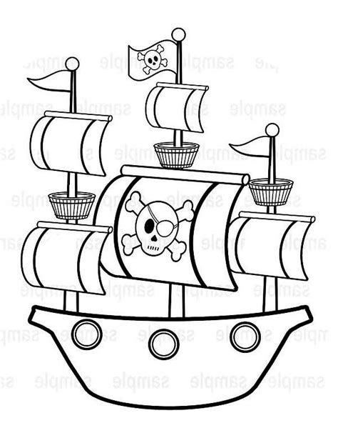 cute pirate ship coloring pages - Google Search | Pirate ship drawing ...