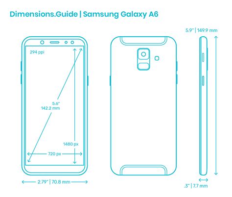 Samsung Galaxy Smartphones Dimensions & Drawings | Dimensions.Guide