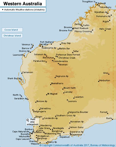 Weather Map For Western Australia - Fawnia Susanetta