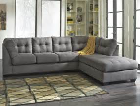 Benchcraft Maier - Charcoal 2-Piece Sectional w/ Sleeper Sofa & Right ...