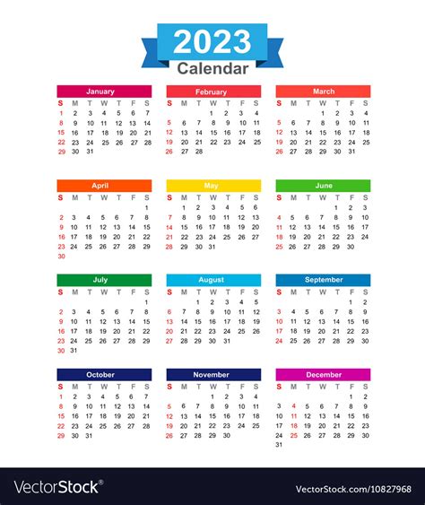 2023 Annual Calendar