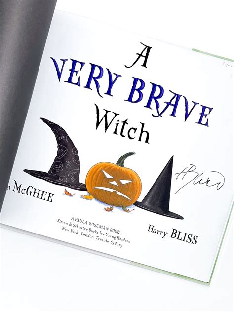 A VERY BRAVE WITCH | Harry Bliss, Alison McGhee