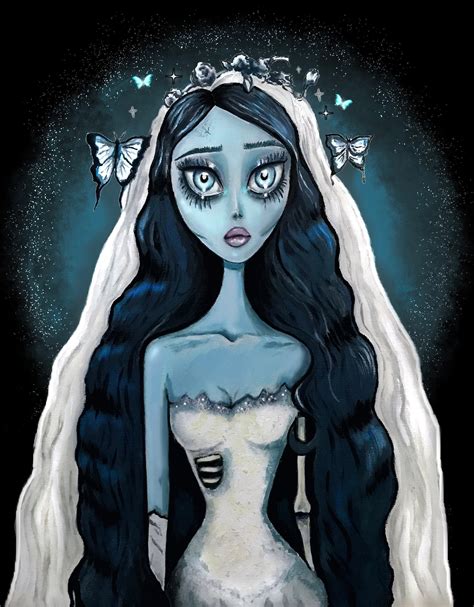 Corpse Bride / Emily Art Print / Tim Burton / Halloween - Etsy