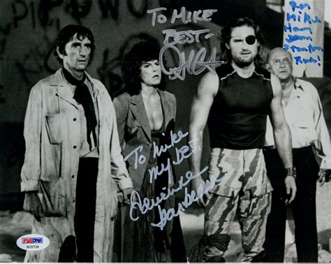 JOHN CARPENTER+STANTON+ADRIENNE BARBEAU SIGNED 8x10 PHOTO TO MIKE JSA ...