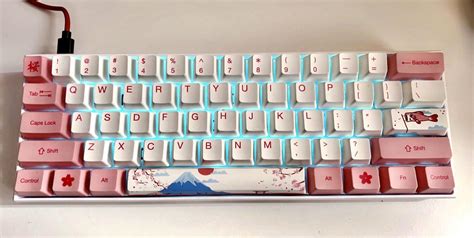 Loving my new cherry blossom keyboard : r/keyboardporn