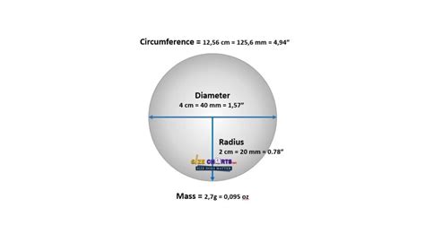 Table Tennis Ball Measurements & Weights