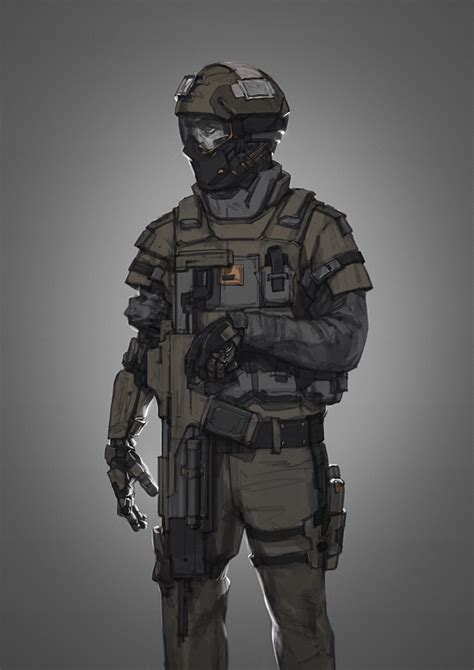 Modern Soldier - Concept Art : Egor Danilov : Free Download, Borrow ...