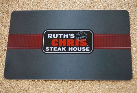 $89.95 Ruth Chris Steak House $100 Gift Card | No Expiration | US ...