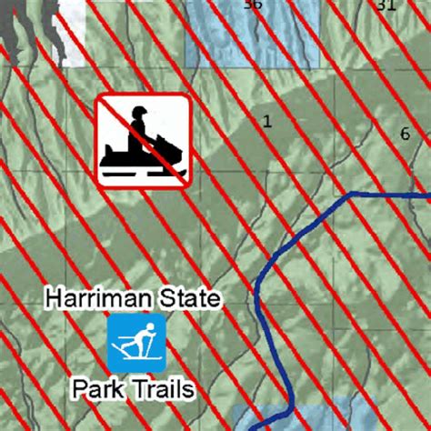 West Yellowstone Snowmobile Map (South Half) map by MontanaGPS - Avenza ...