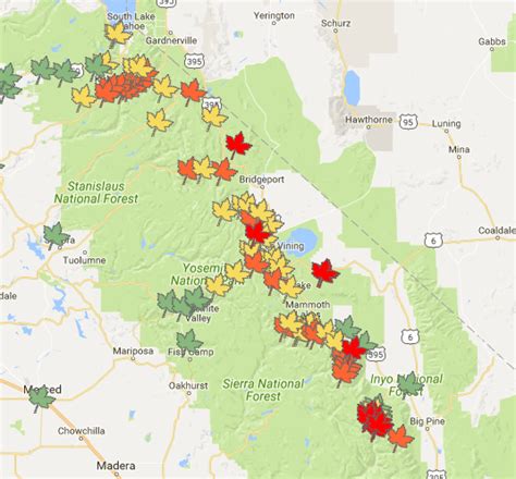 California Fall Color Map | Gadgets 2018