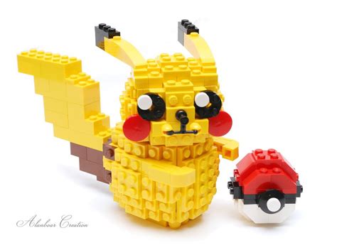 "LEGO Pokemon - Pikachu" by alanboar: Pimped from Flickr | Lego dragon ...