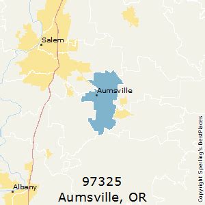 Aumsville Oregon Map | Zip Code Map