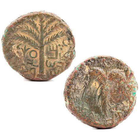 Simon Bar Kokhba Coin for Sale - First Year Jewish Revolt Coin