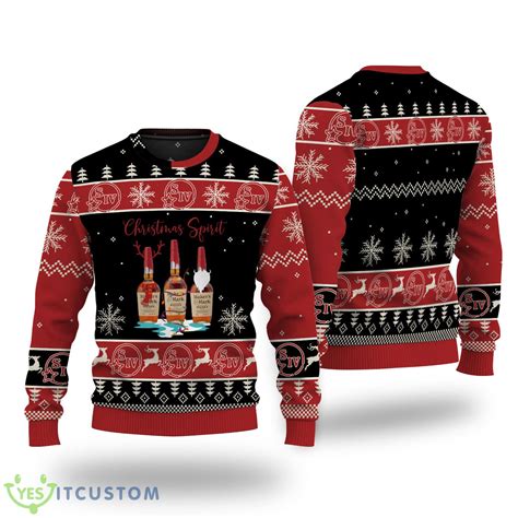 Maker's Mark Christmas Spirit Ugly Christmas Sweater - YesItCustom