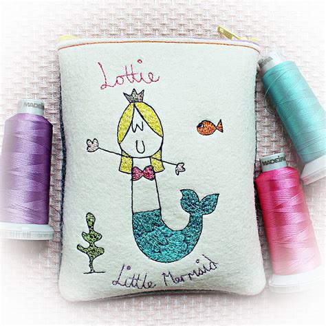 Personalised Mermaid Purse By Seabright Designs