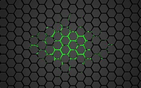 Green Hexagon Wallpapers - Top Free Green Hexagon Backgrounds ...