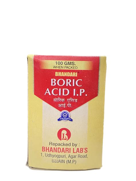 Powder Boric Acid I.P.- 100gm, Pouch inside a packet at Rs 60/piece in ...