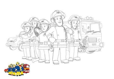 Fireman Sam Penny Coloring Pages