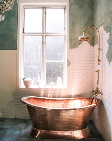 Copper tub bathroom, ideas, bath, house, home, indoor, design ...