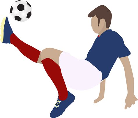 Cartoon football soccer player man in action 10135626 PNG