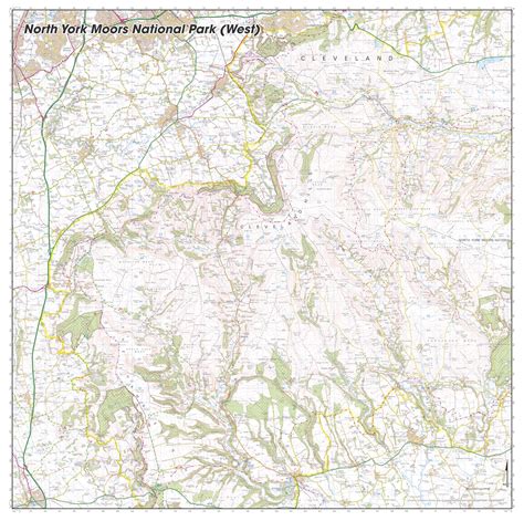 North York Moors Map from SplashMaps is in our Destination style