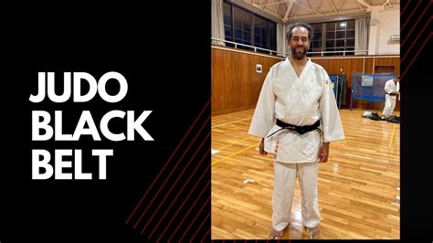 Black belt in judo - YouTube