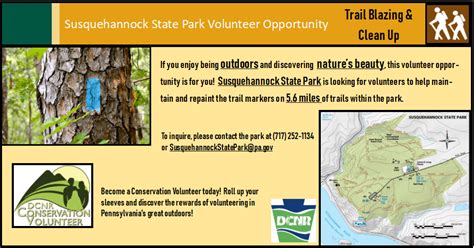 Susquehannock State Park Seeks Volunteers. | Susquehannasignal